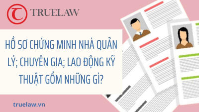 Hồ sơ chứng minh nhà quản lý; chuyên gia; lao động kỹ thuật gồm những gi?
