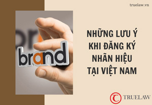 Những lưu ý khi đăng ký nhãn hiệu tại Việt Nam
