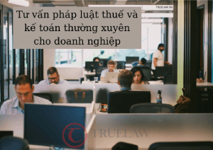 Tư vấn pháp luật thuế và kế toán thường xuyên cho doanh nghiệp